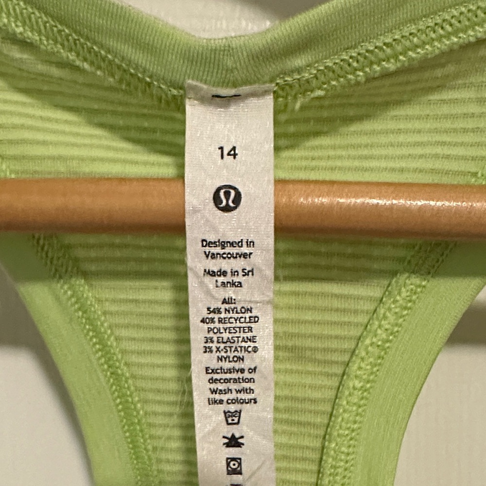 lululemon athletica Lime Green Tank Top - Picture 2 of 7